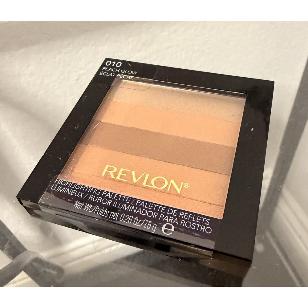 Revlon Highlighting Palette - 010 Peach Glow 0.26oz Sealed